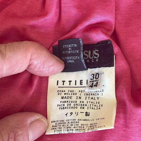 VERSACE VERSUS Pink Embellished Women's Top 44 US (6-10) - Picture 11 of 15